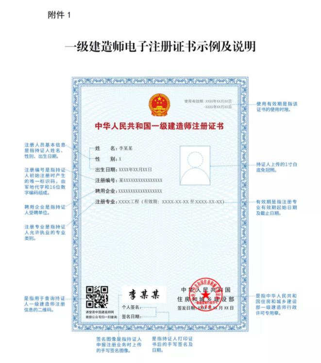 一級(jí)建造師實(shí)行電子證書，明年開始紙質(zhì)證書作廢